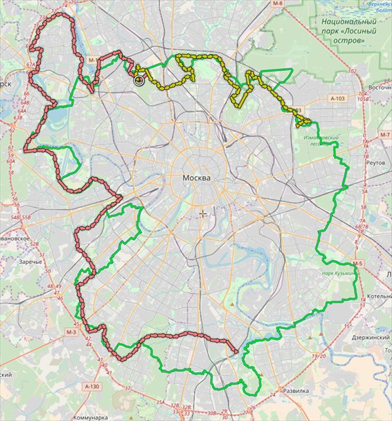 Планы кольца 2014 года, 89 и 43 км